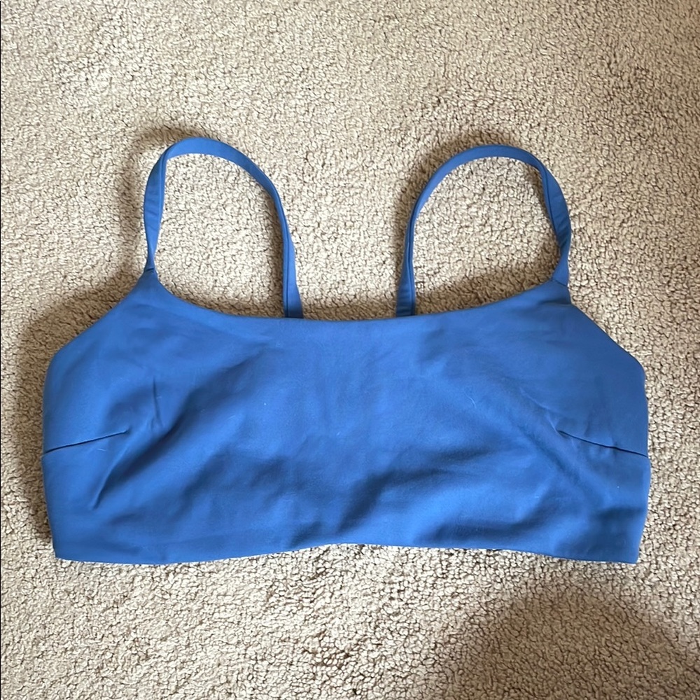 Lululemon wunder train strappy oasis blue size 10